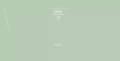 groene illustratie schoon café