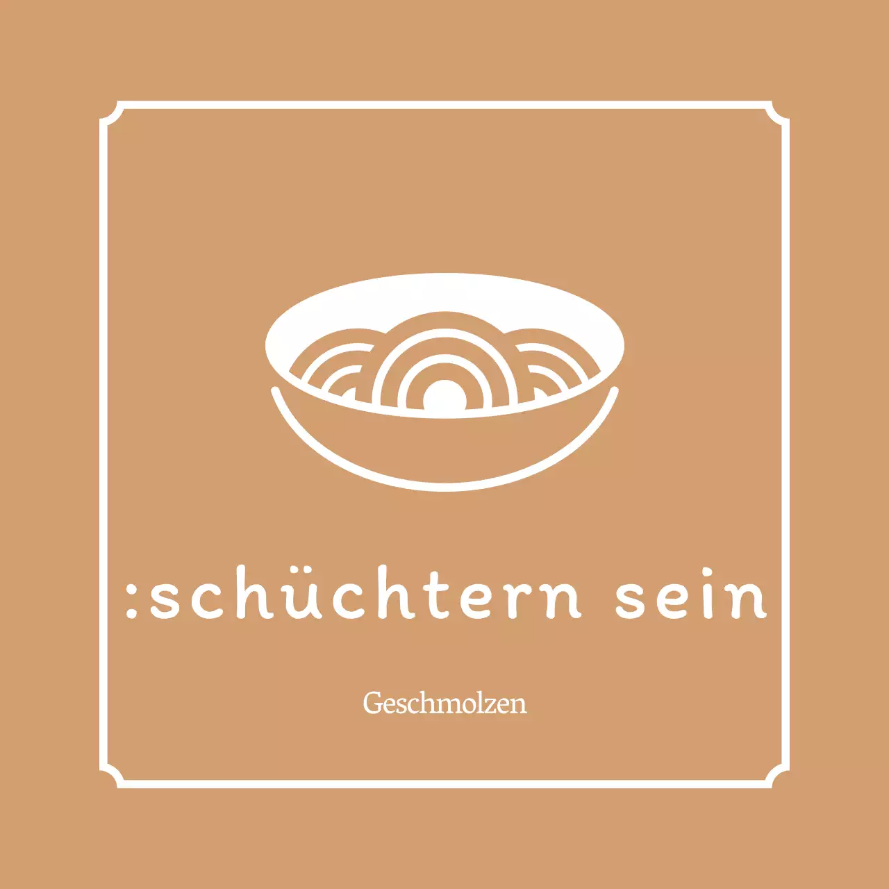 Einfaches koreanisches Restaurantschild in Gold