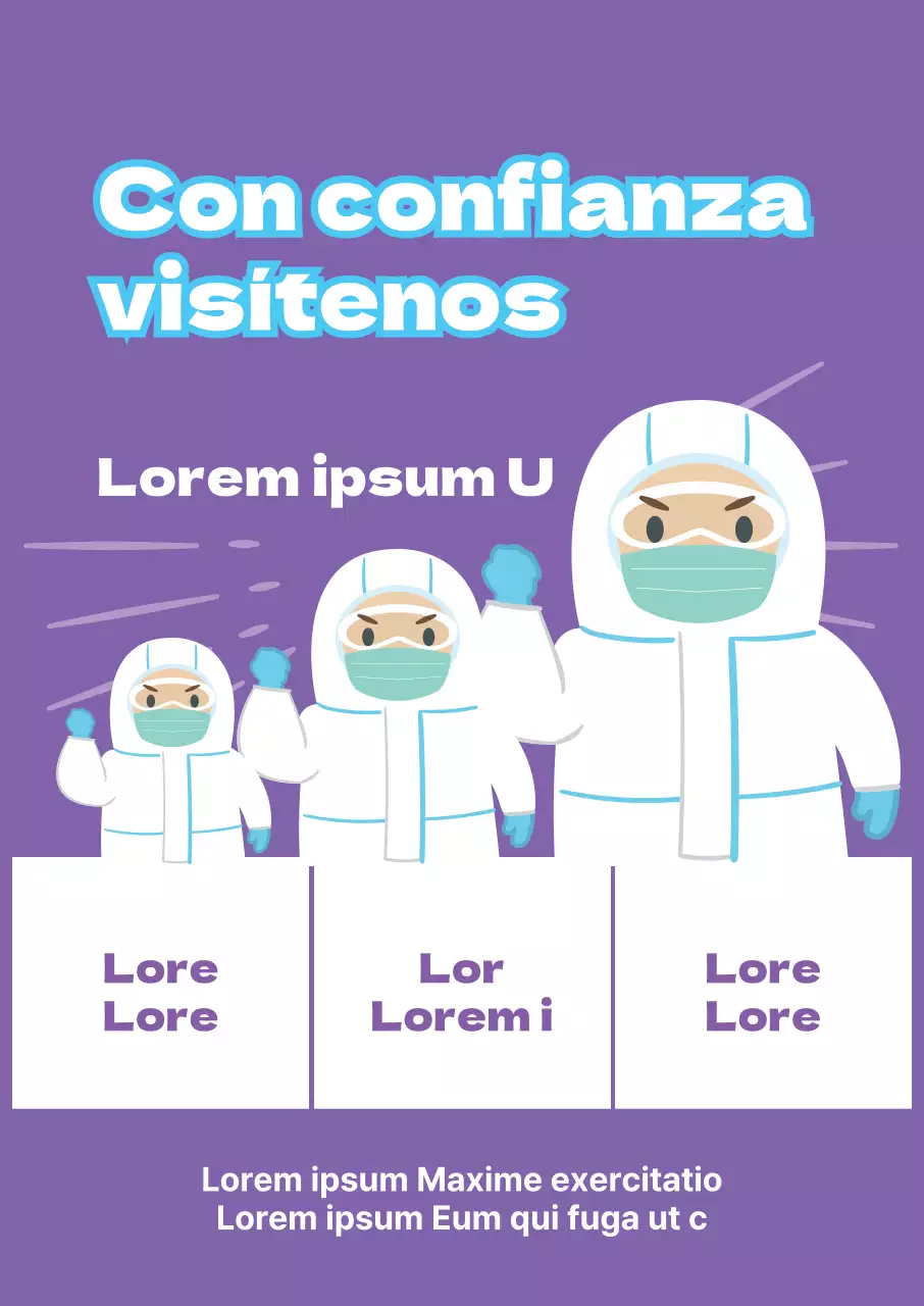 Visita segura Purple Corona