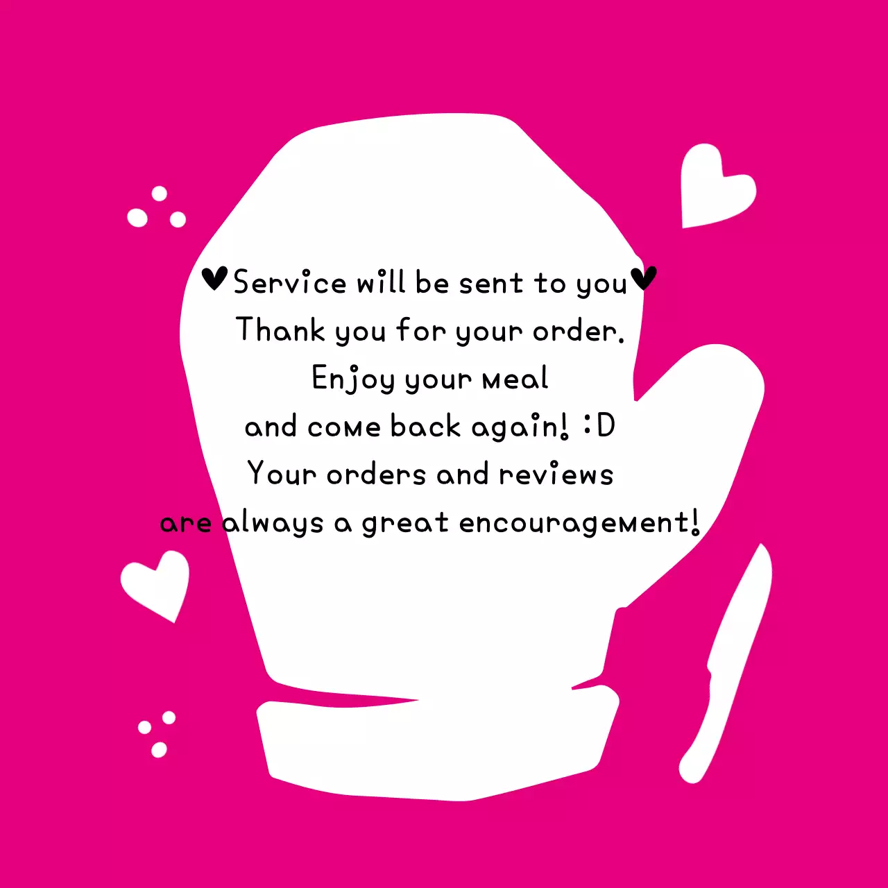 Stiker ucapan terima kasih untuk pengiriman