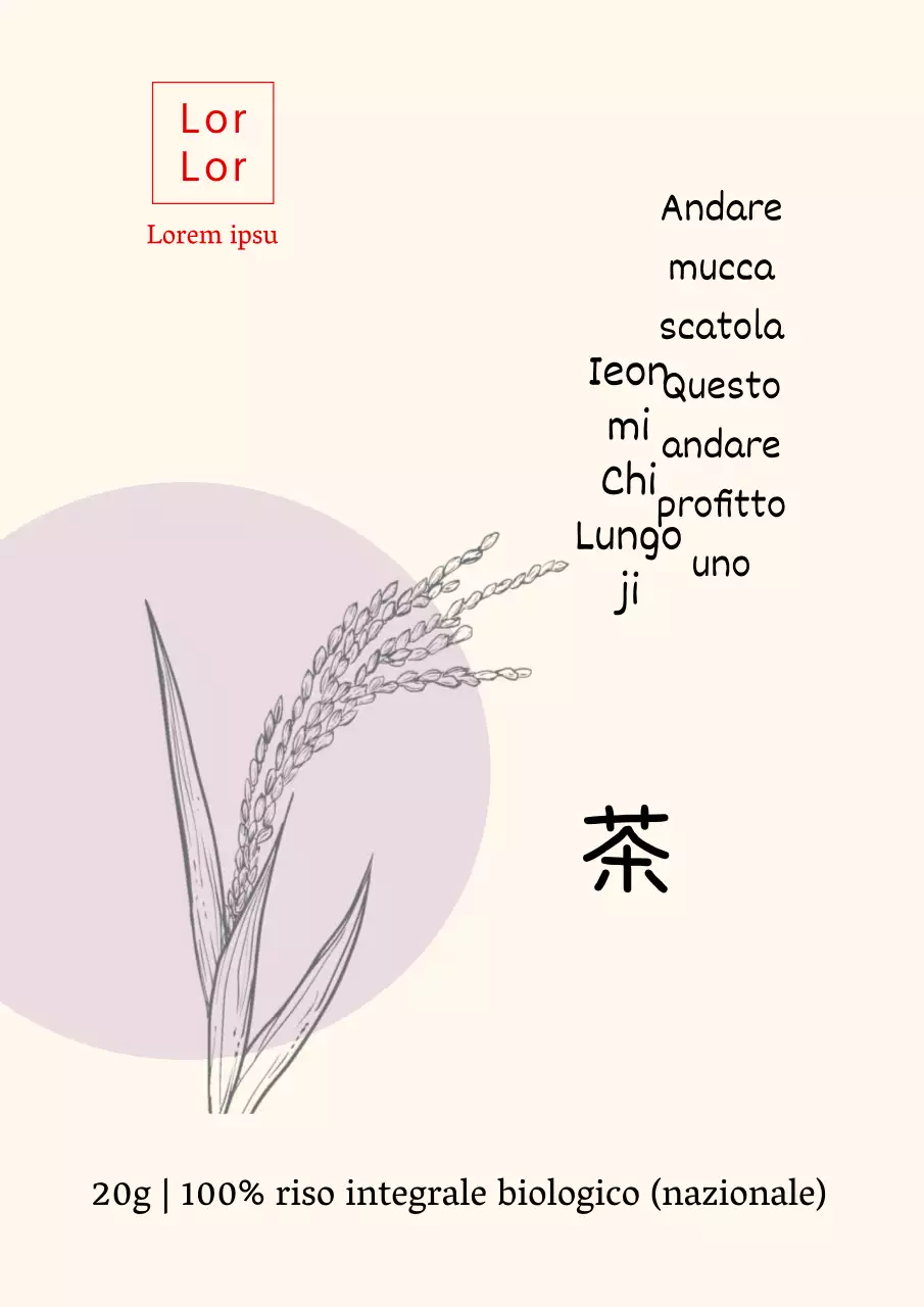 Semplice volantino beige e rosso per un evento di scambio interdisciplinare