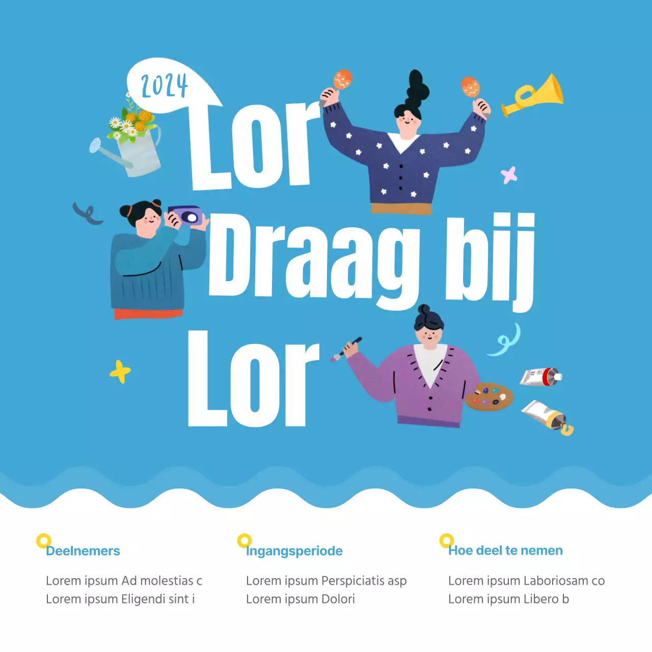 Hemelsblauw gevend marktthema