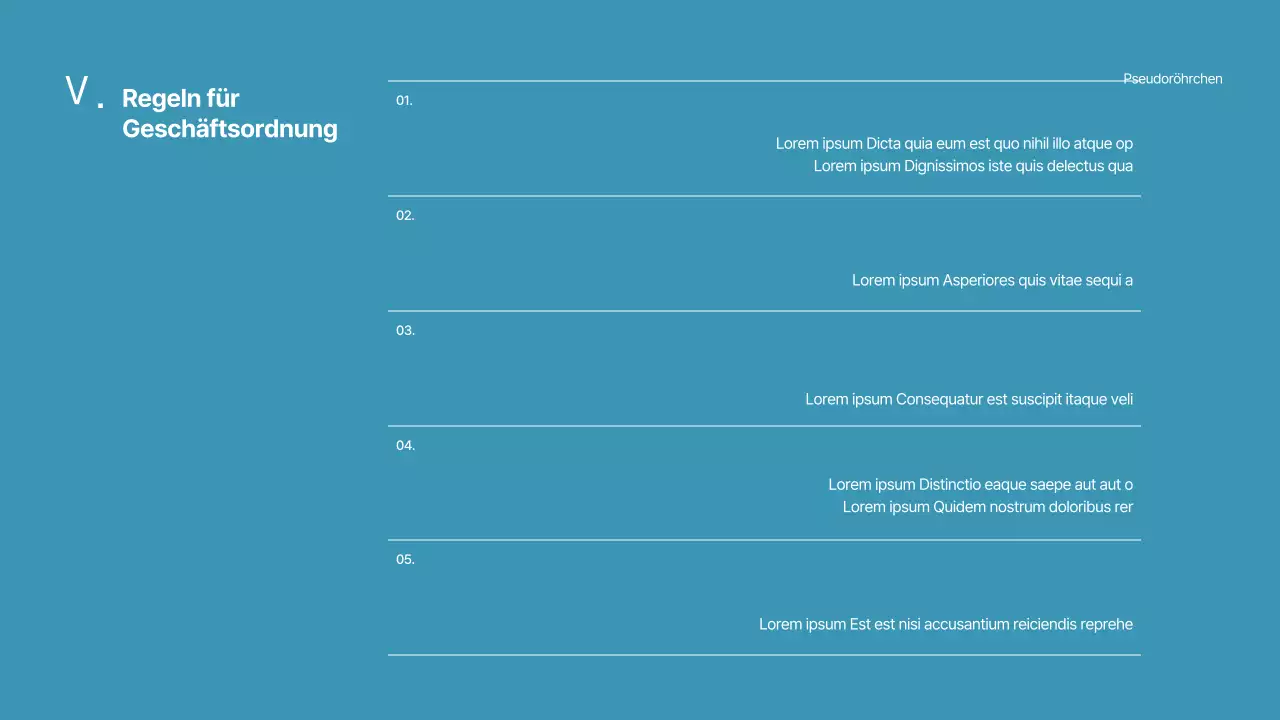 Schlichte blaue und marineblaue Präsentation für eine UN-Konferenz