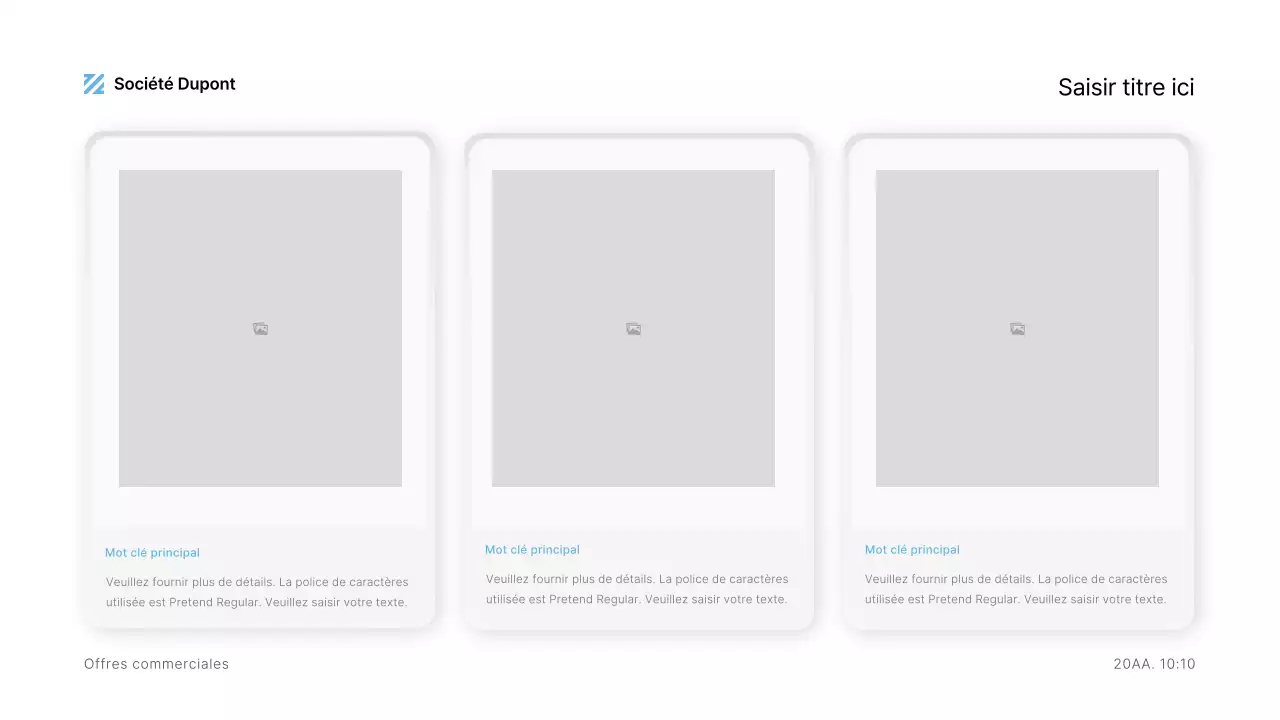 Kit de style UX UI avec une sensation tridimensionnelle en bleu clair et bleu marine