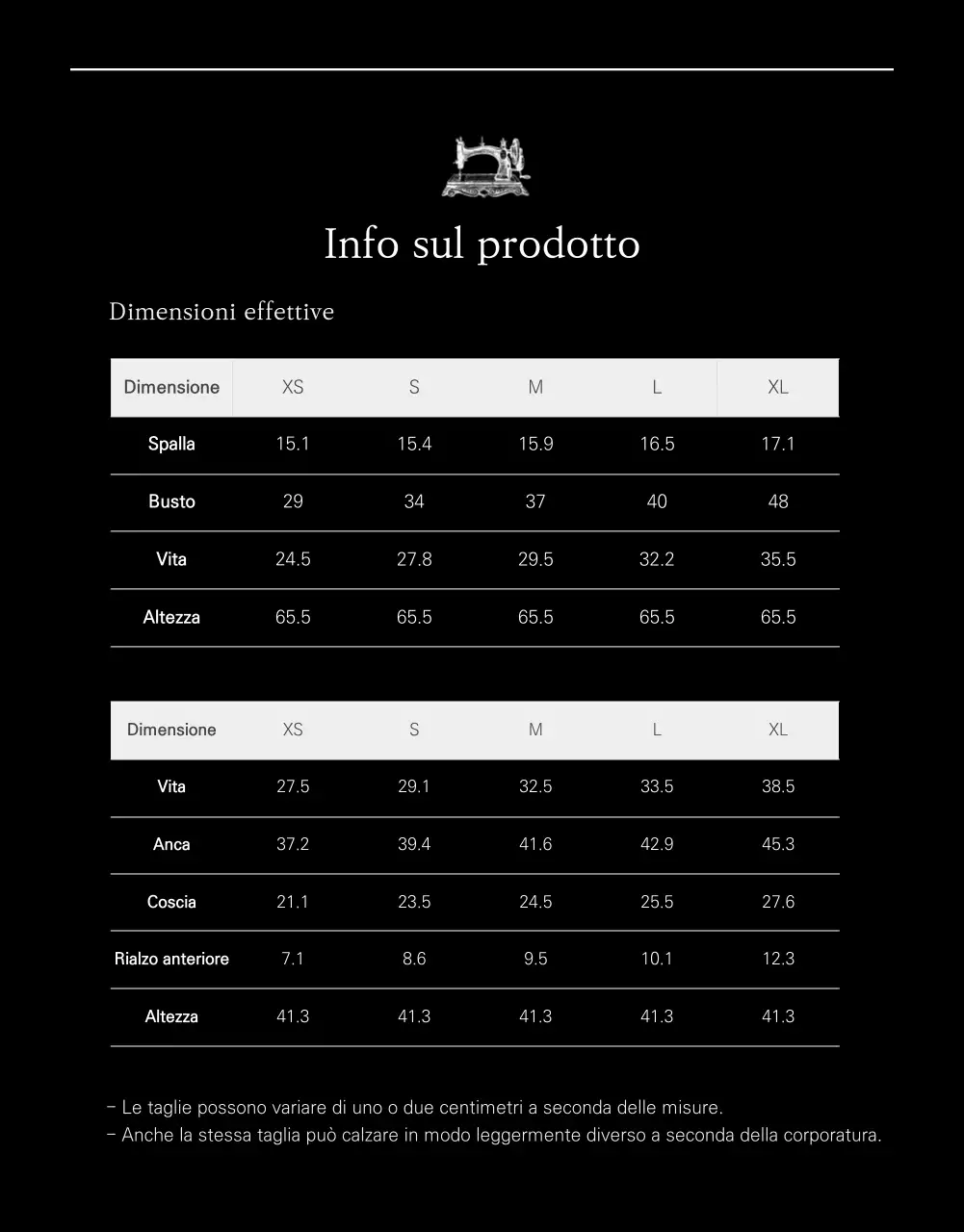Pagina di dettaglio del negozio specializzato in abiti da uomo e noleggio abiti di Greytone