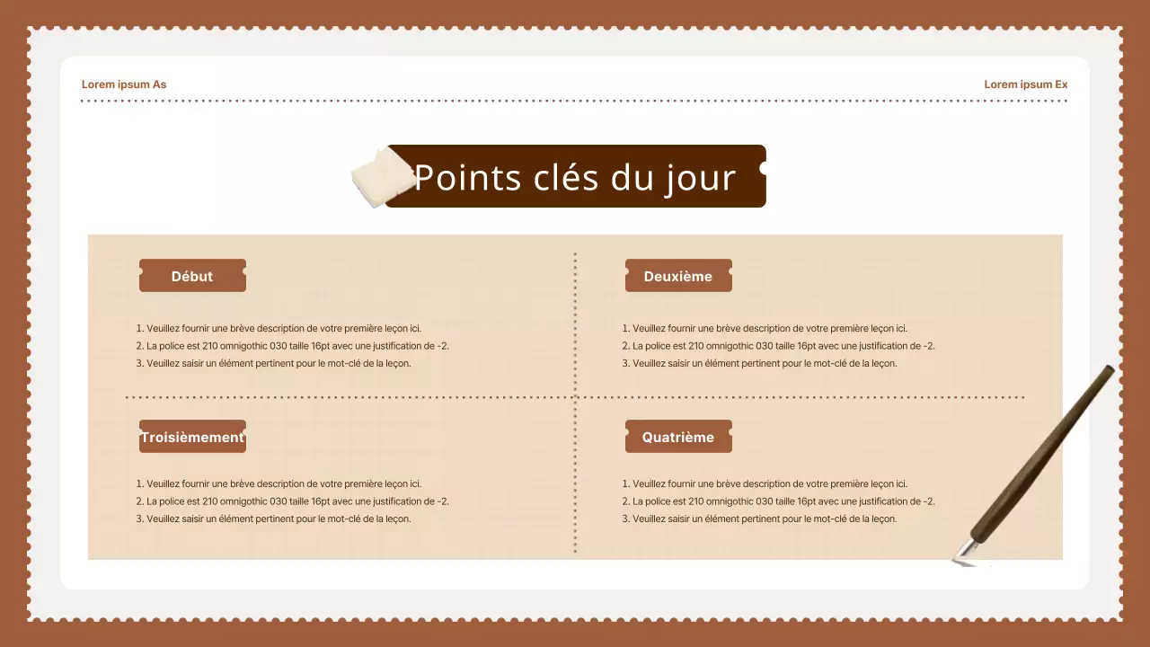 Brown Vintage Simple Stamps National Language Teaching Resources