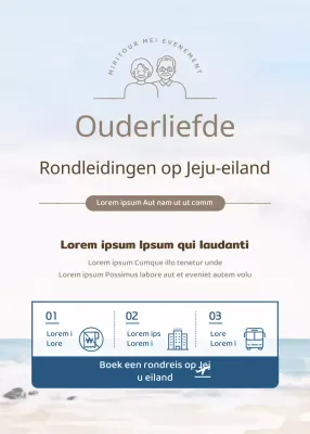 Licht blauw-bruin schoon concept kinderlijke vroomheid toerisme thema