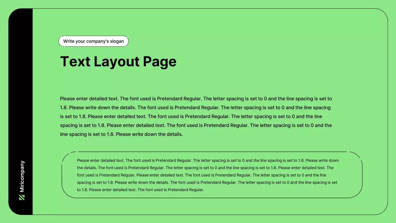 Business illustration with simple lines and green color