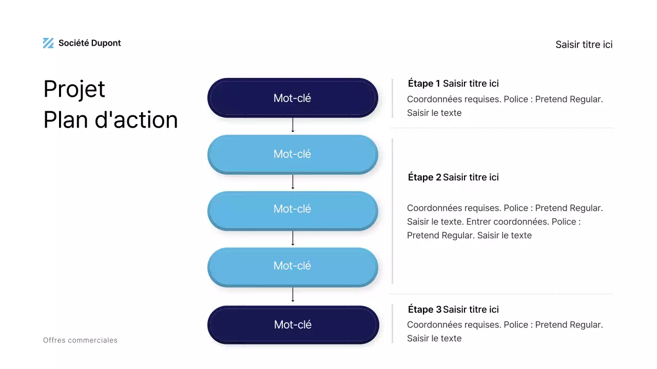Kit de style UX UI avec une sensation tridimensionnelle en bleu clair et bleu marine