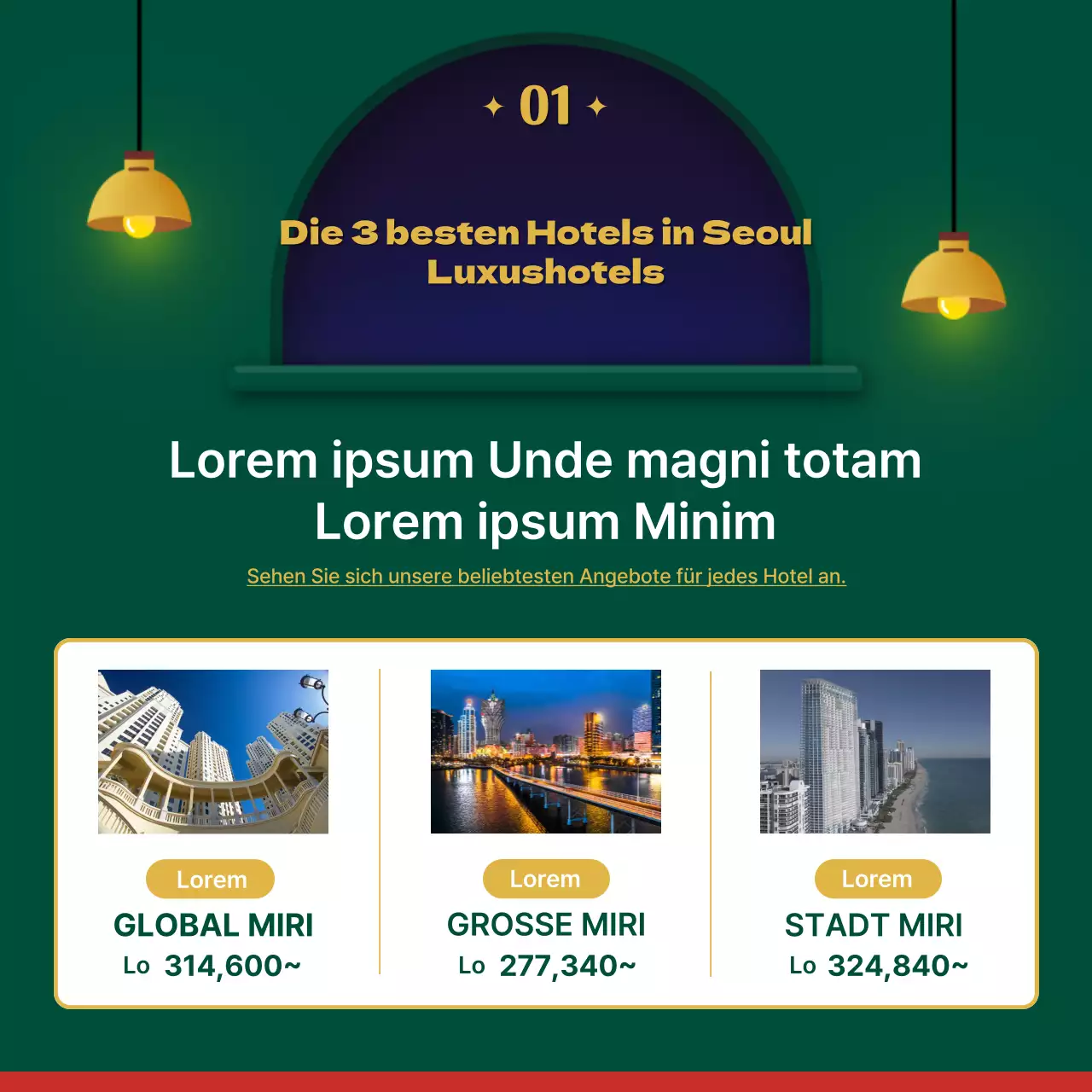 Empfehlungen für Hotelpakete zum Thema "Grünes Hotel