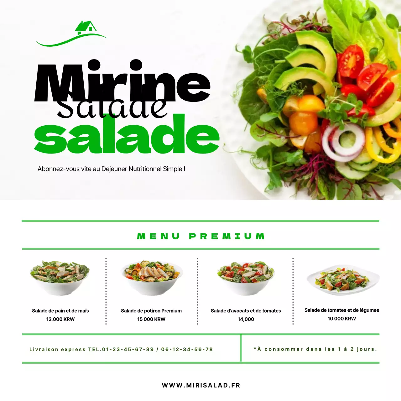 S'abonner au flux Instagram de Green Salad
