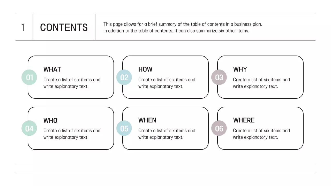 베이지 미니멀 비즈니스 플랜 프레젠테이션