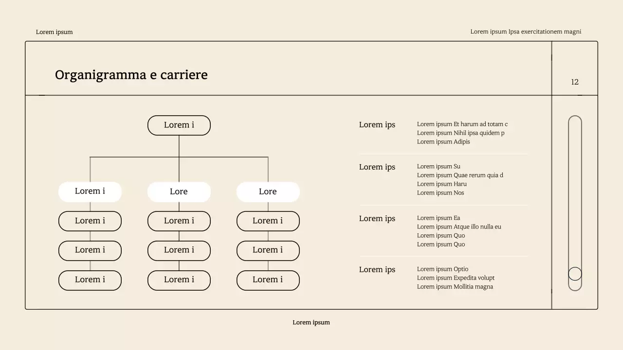 Un semplice ponte di lancio RMR per una cena raffinata, nei toni del beige.