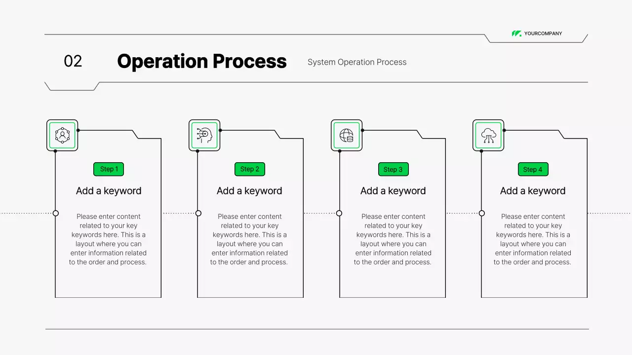 White Modern System Proposal Document Presentation