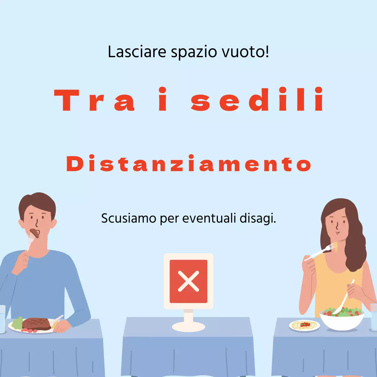 cielo arancione illustrazione corona prevenzione allontanamento sociale