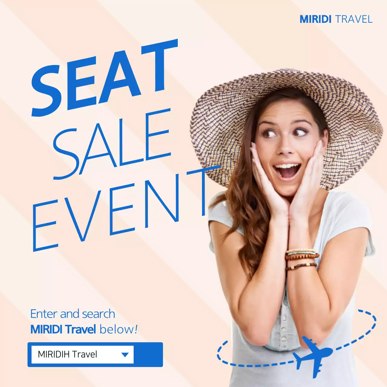 Beige Modern Travel Promotion Instagram Post