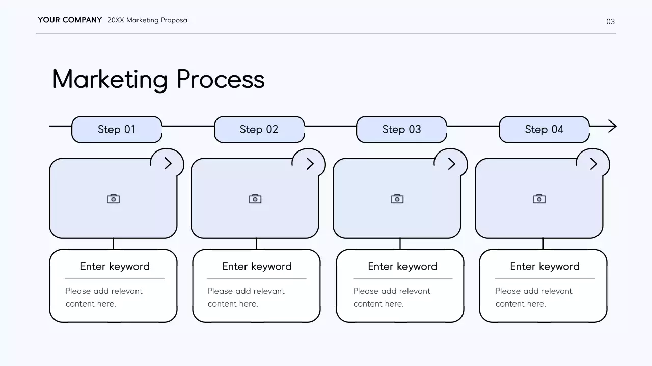 White Modern Marketing Plan Presentation