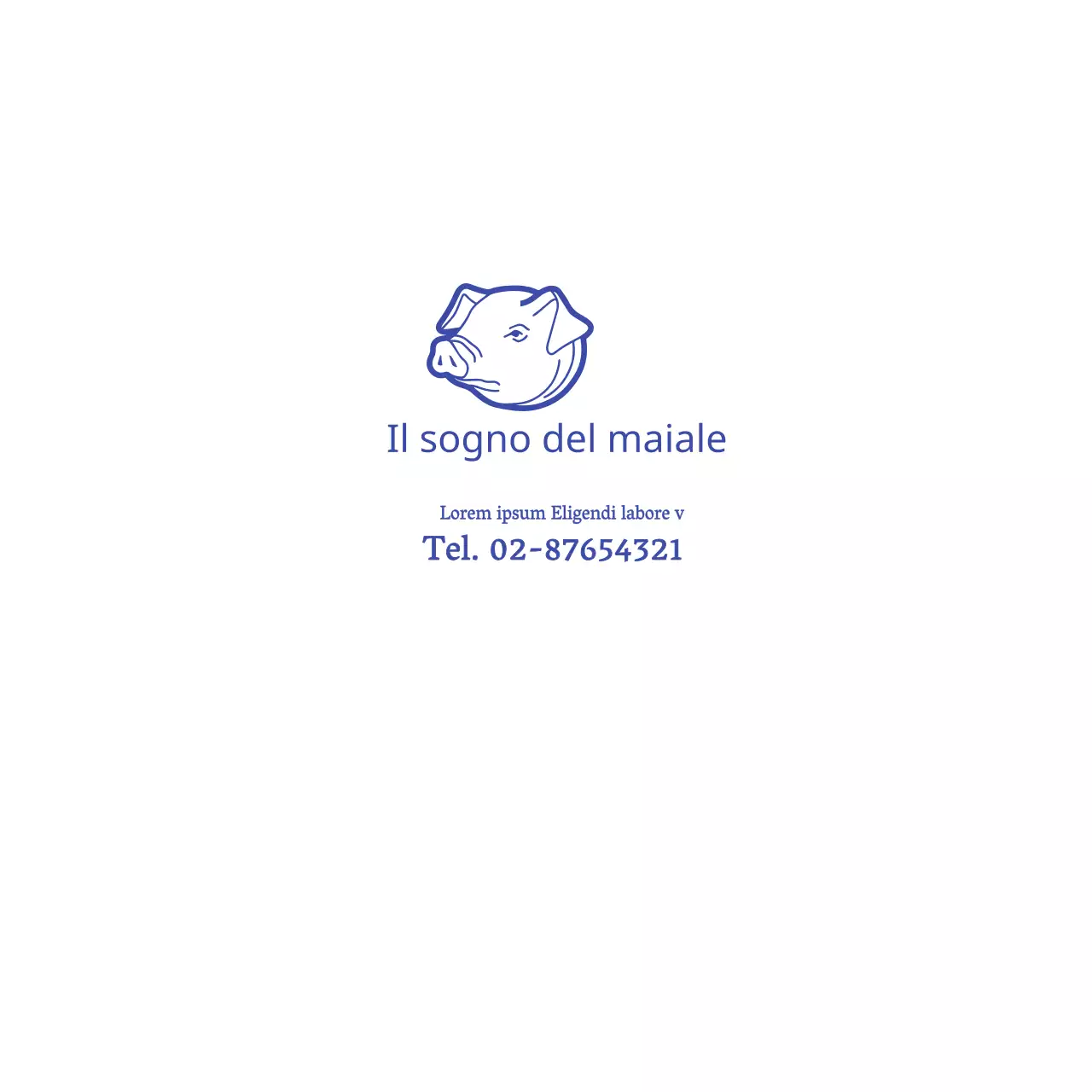 Tovagliolo Pig's Dream