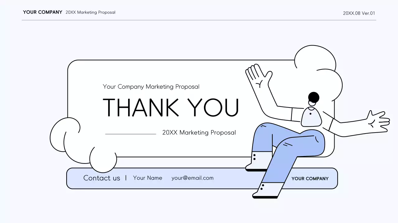 White Modern Marketing Plan Presentation