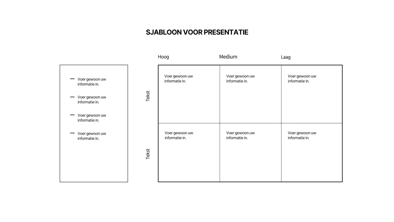 Eenvoudige zwarte vormen