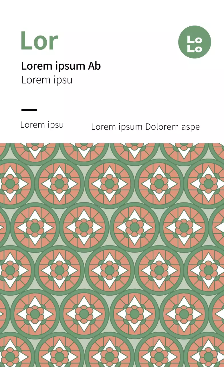 Etichetta hanwa per alimenti tradizionali con motivo chartreuse