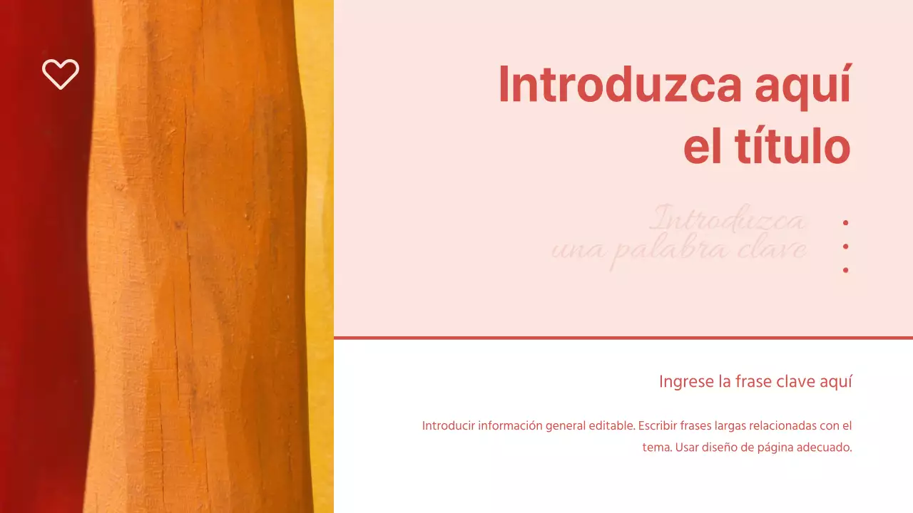 Presentación del corazón