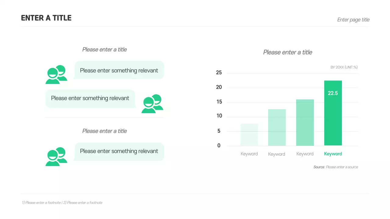 Green Minimal Business Report Infographic