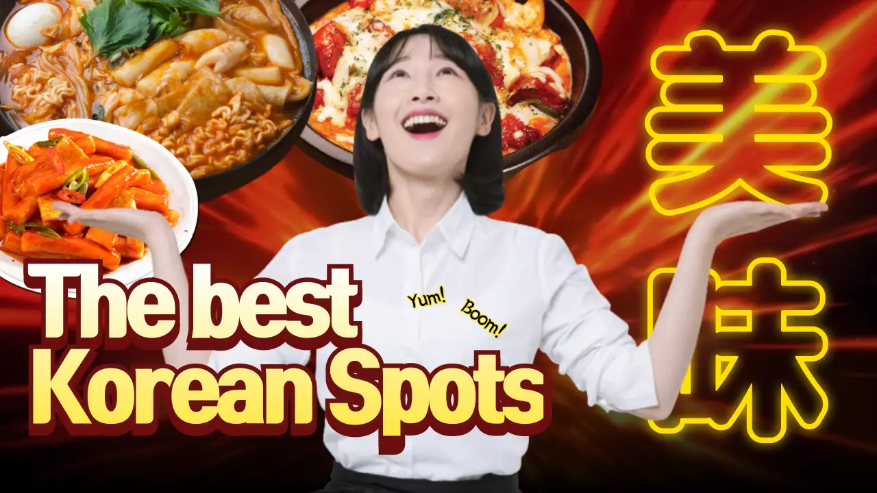 Red Trendy Food Review Promotion YouTube Thumbnail