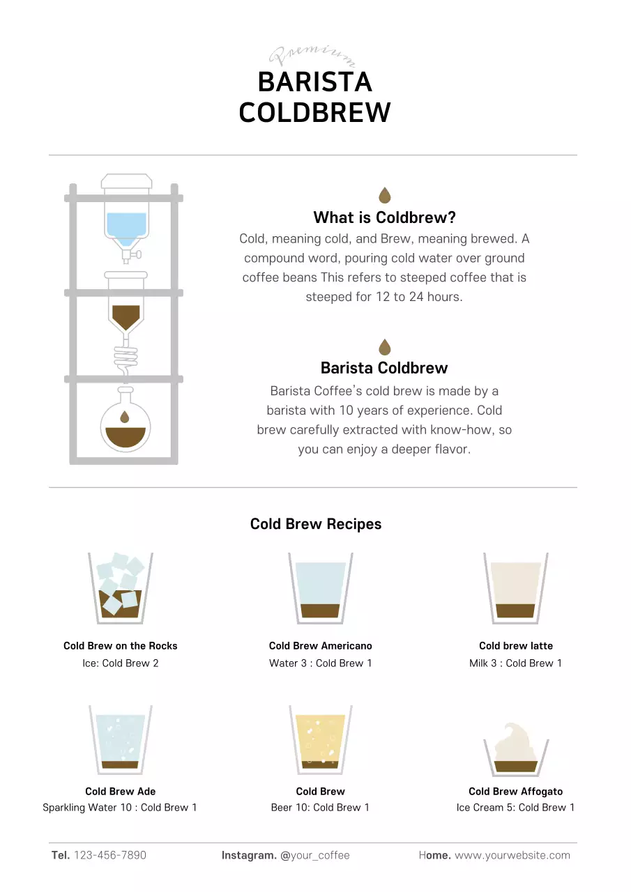 Black Modern Coffee Promotion Poster