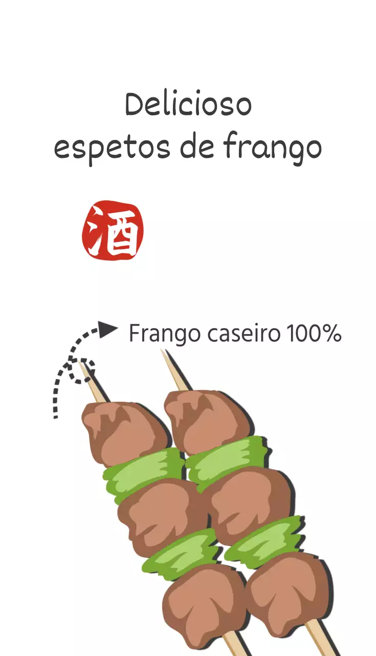 Espetos de frango