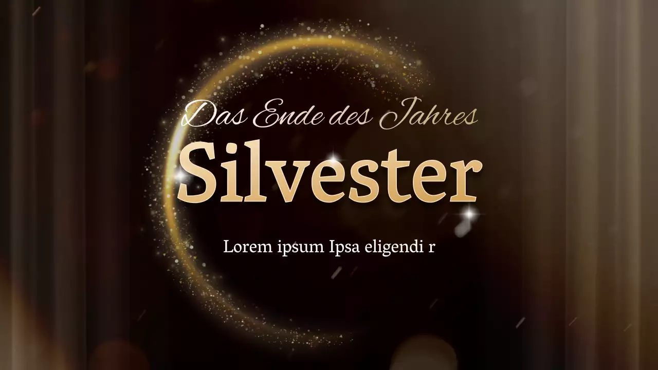 Ein Konzept für eine Soiree zur Preisverleihung in Gold und Schwarz