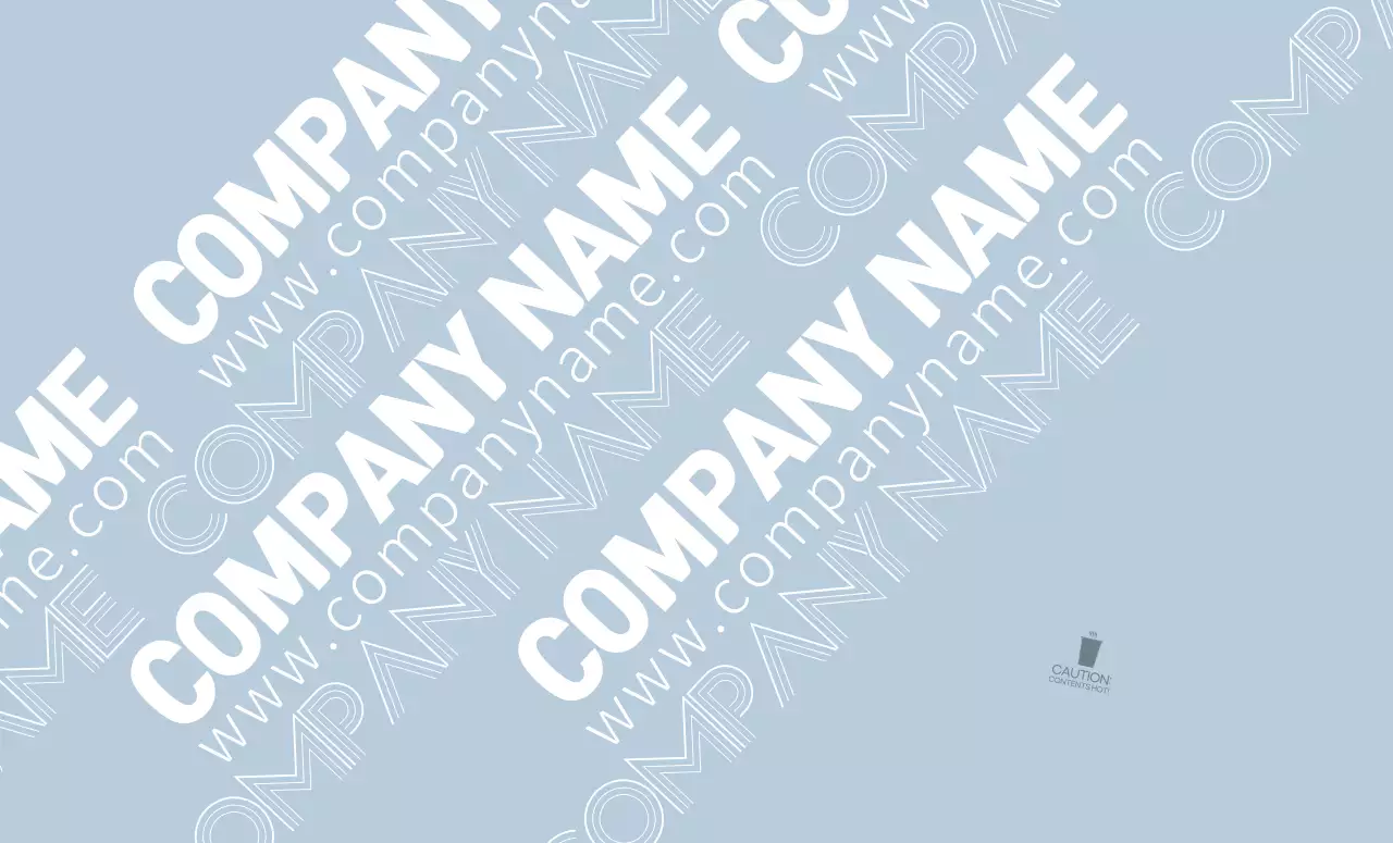 Nama merek teks biru