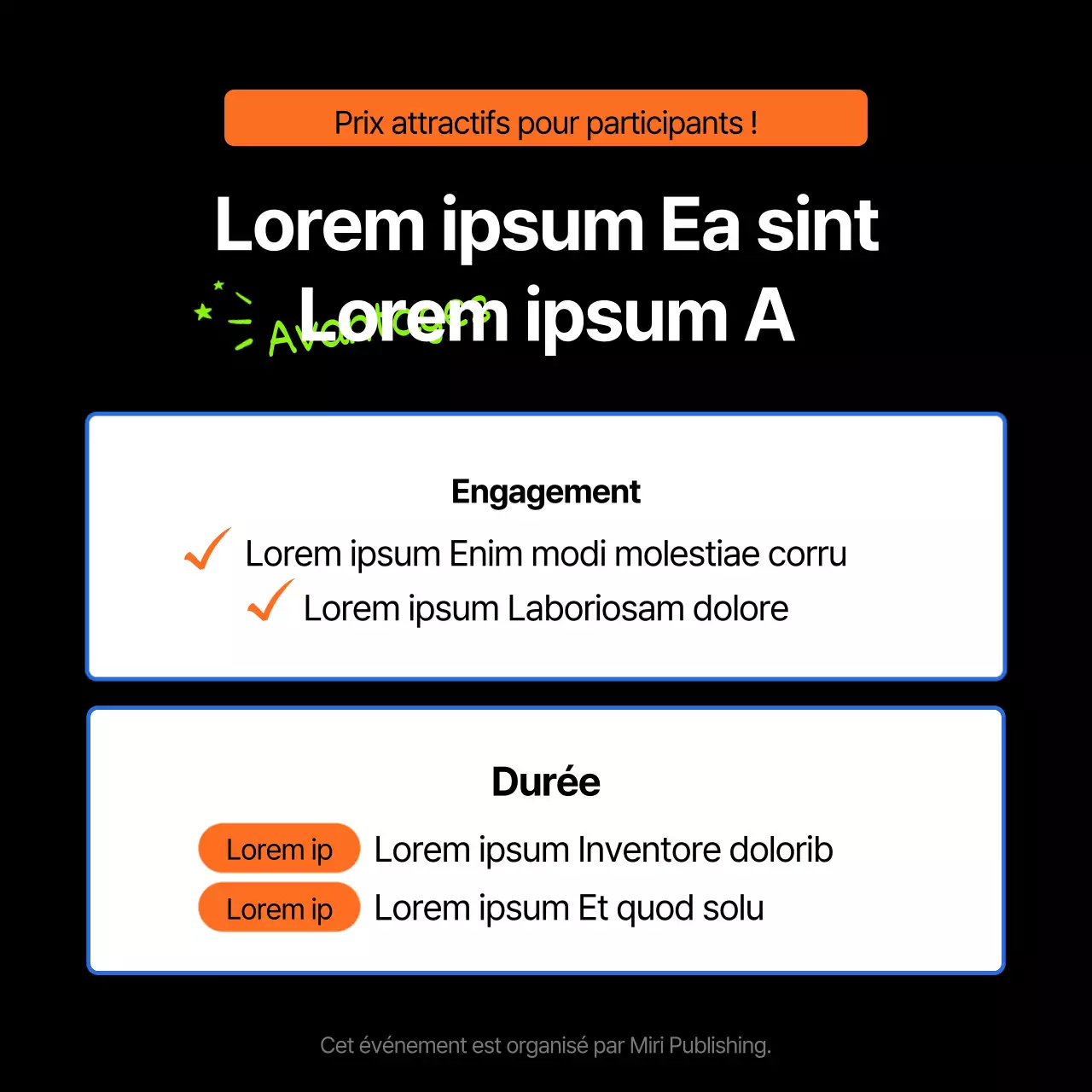 Un défi simple sur le thème du noir et du 3D (CardNews)