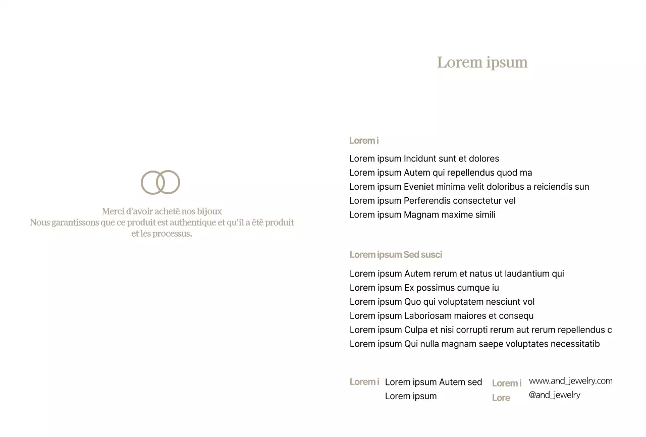 Beige Luxurious Jewellery Shop Exchange Postcard