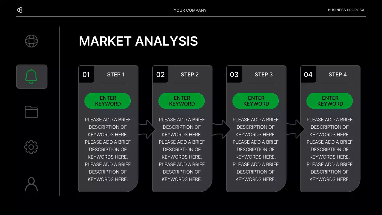 Black Modern Business Proposal Document Presentation