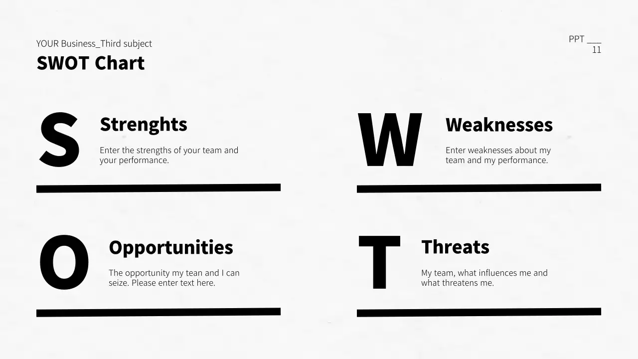 화이트 미니멀리스트 비즈니스 프레젠테이션