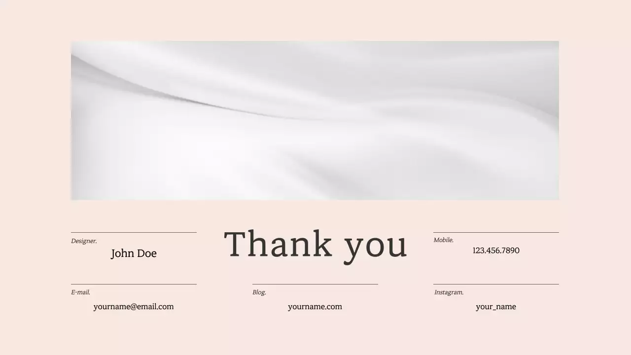 Beige Minimal Fashion Portfolio Presentation