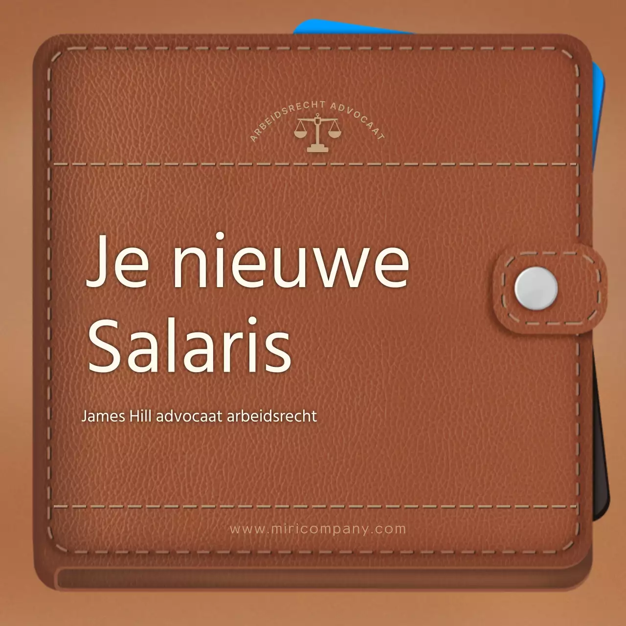 Bruin, netjes en veranderd, het promotiekaartje van de arbeidsbemiddelaar van dit jaar