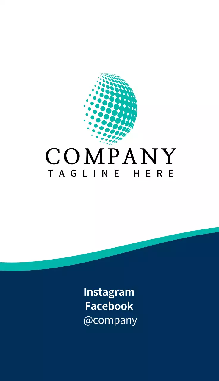 Danh thiếp hiện đại màu xanh ngọc