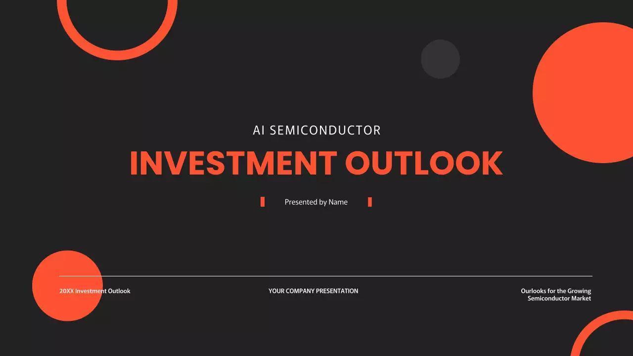Black Modern Investment Report Presentation