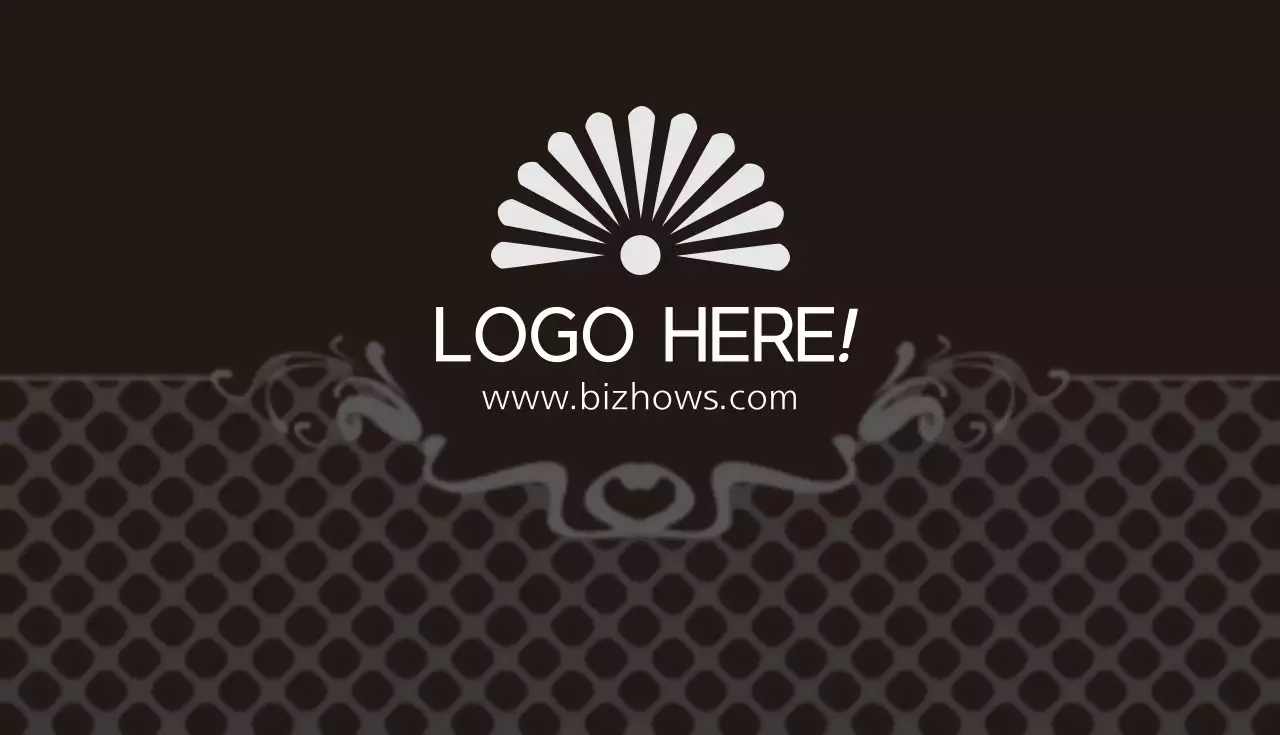 黒 シンプル レストラン 名刺