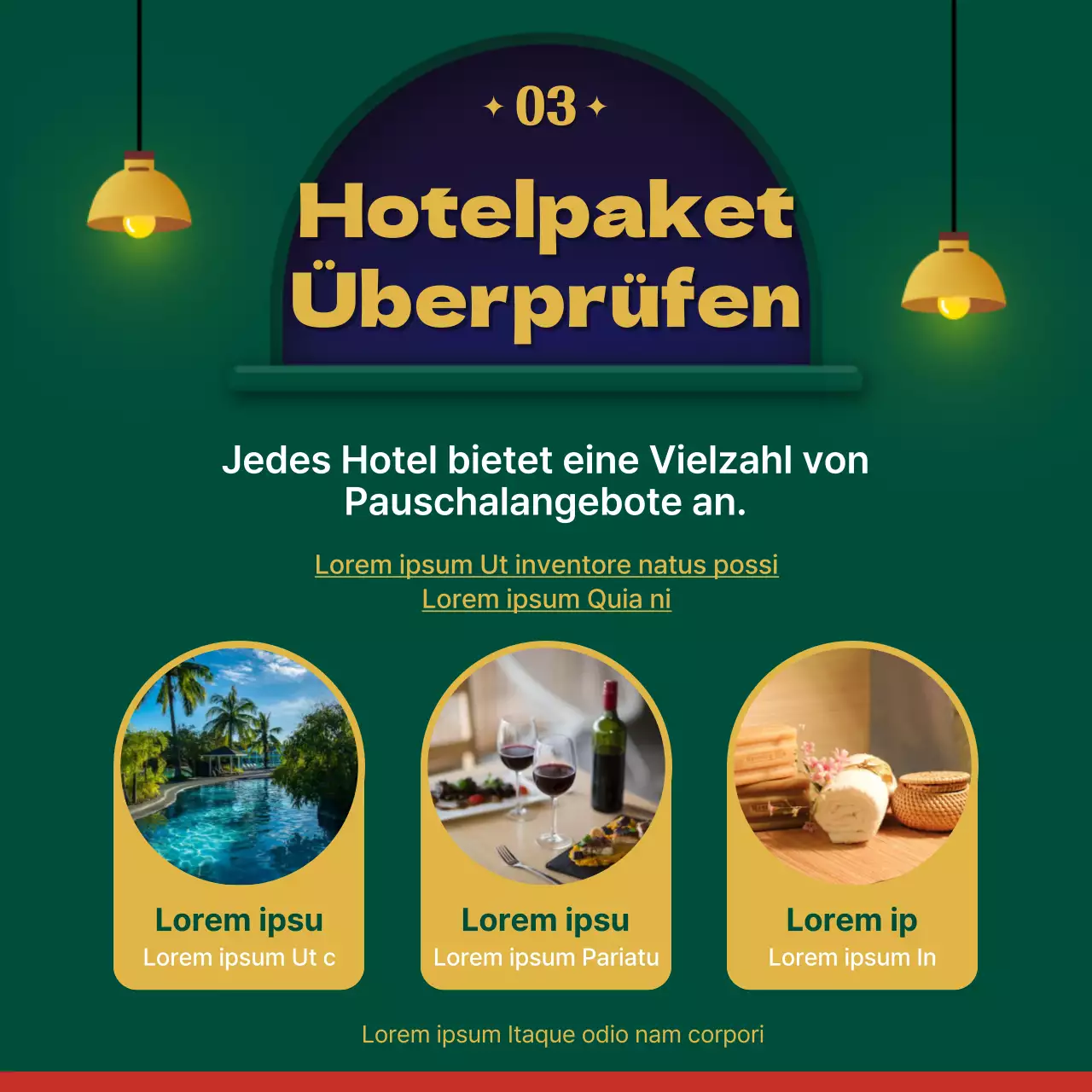 Empfehlungen für Hotelpakete zum Thema "Grünes Hotel