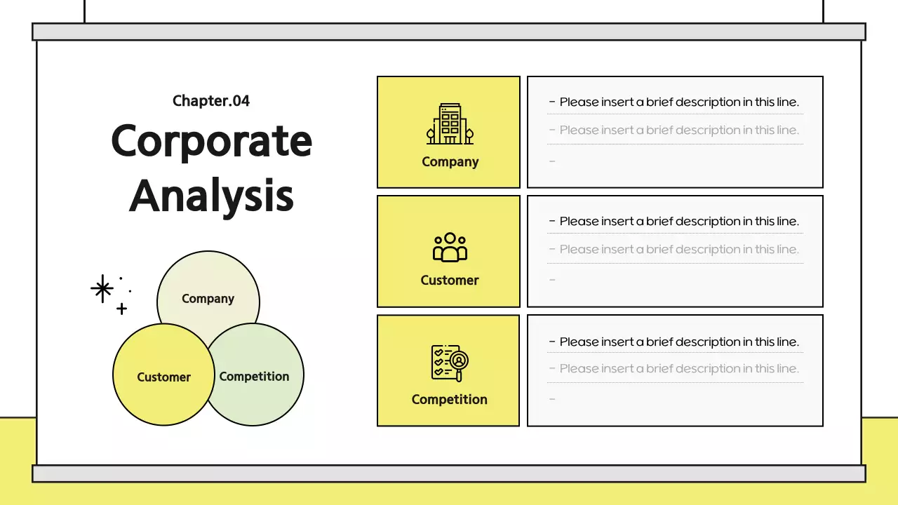 Yellow Minimal Market Report Presentation