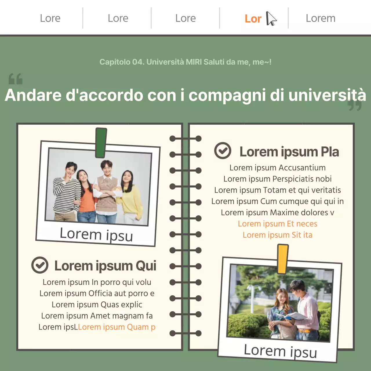 Cartolina gialla per i consigli scolasticiNews design