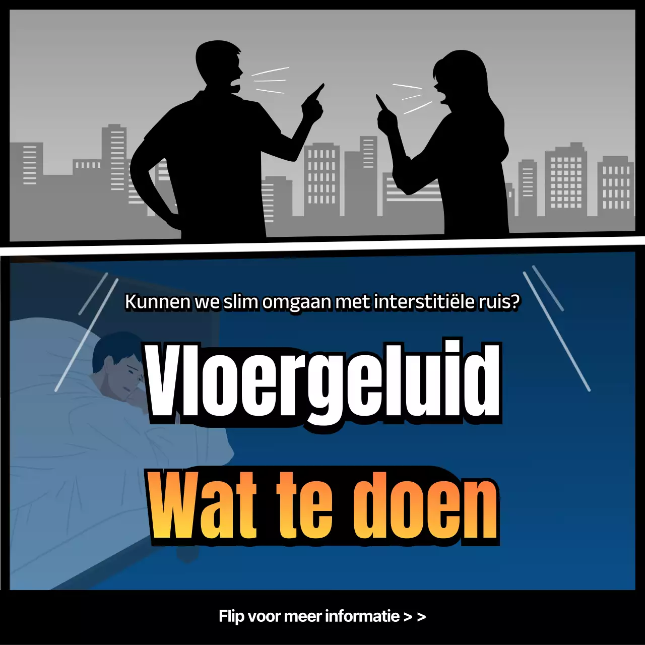 Hoe om te gaan met interstitiële ruis met knallen van marineblauw en oranje