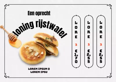 Vintage Eenvoudige Poster