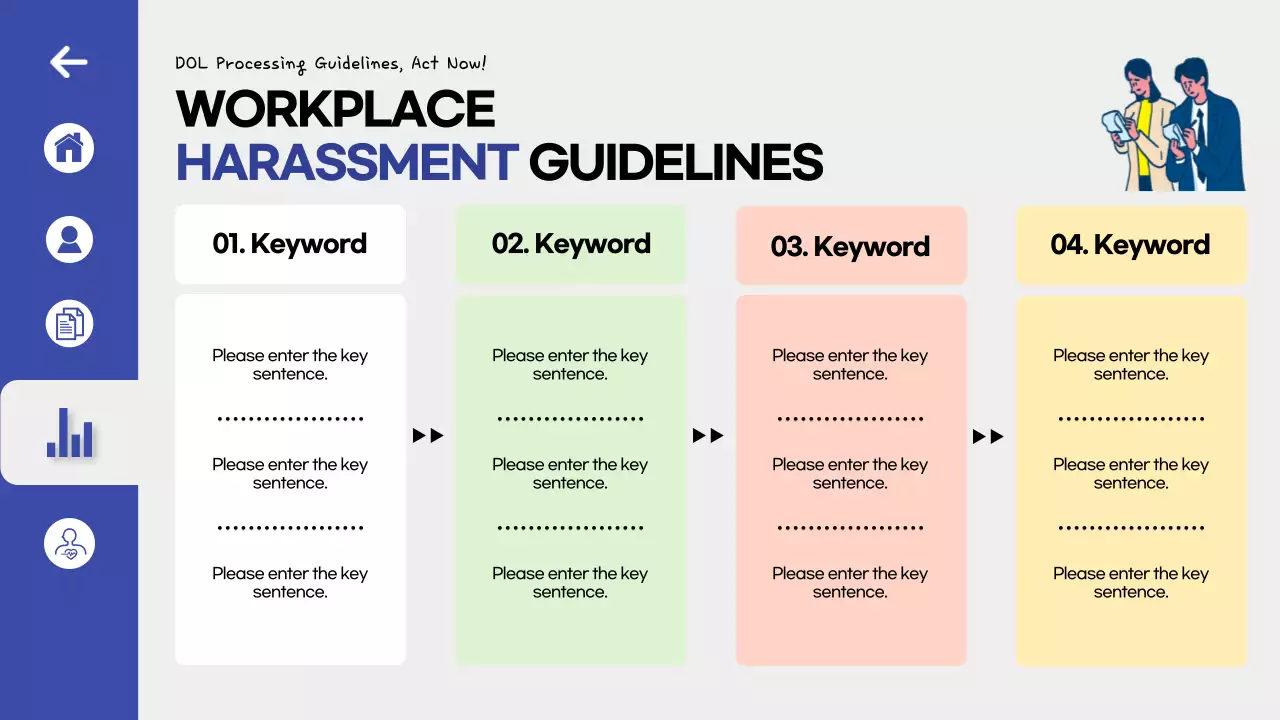 Blue Professional Workplace Manual Presentation