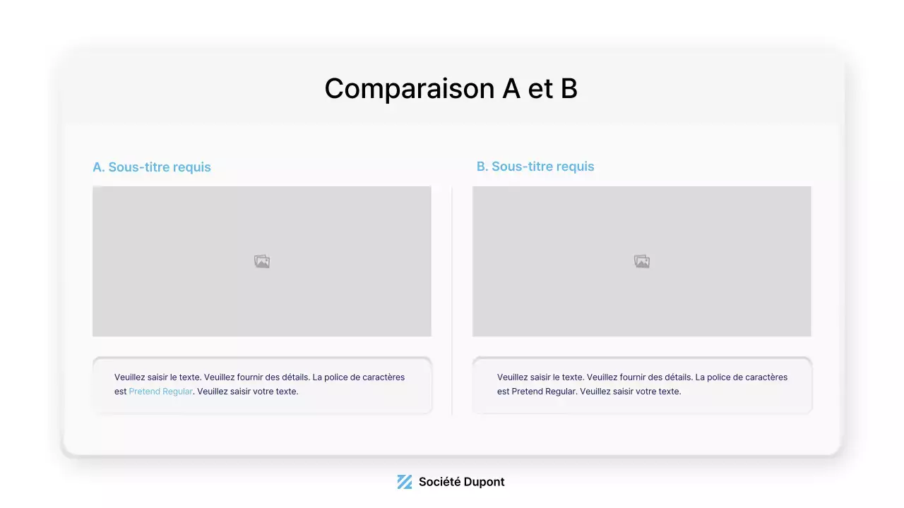 Kit de style UX UI avec une sensation tridimensionnelle en bleu clair et bleu marine