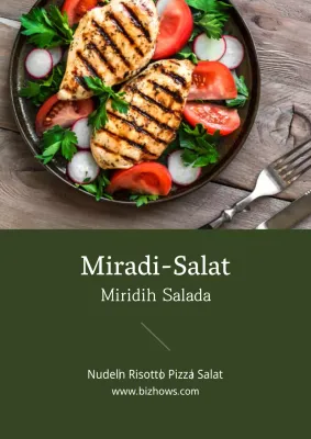 Fördern Sie ein grünes, sauberes Formularmenü