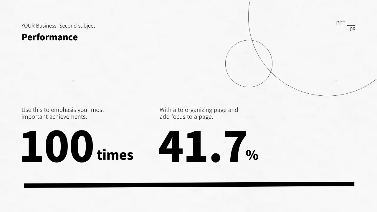 화이트 미니멀리스트 비즈니스 프레젠테이션